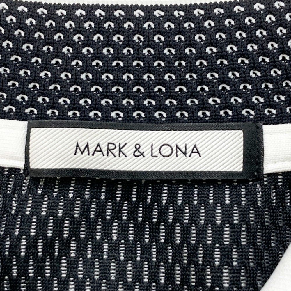 サイズ：38 MARK&LONA マークアンドロナ  半袖ポロシャツ 星 総柄 グレー系 [240101389391] ゴルフウェア レディース ストスト サイズ：38 MARK&LONA マークアンドロナ 半袖ポロシャツ 星 総柄
