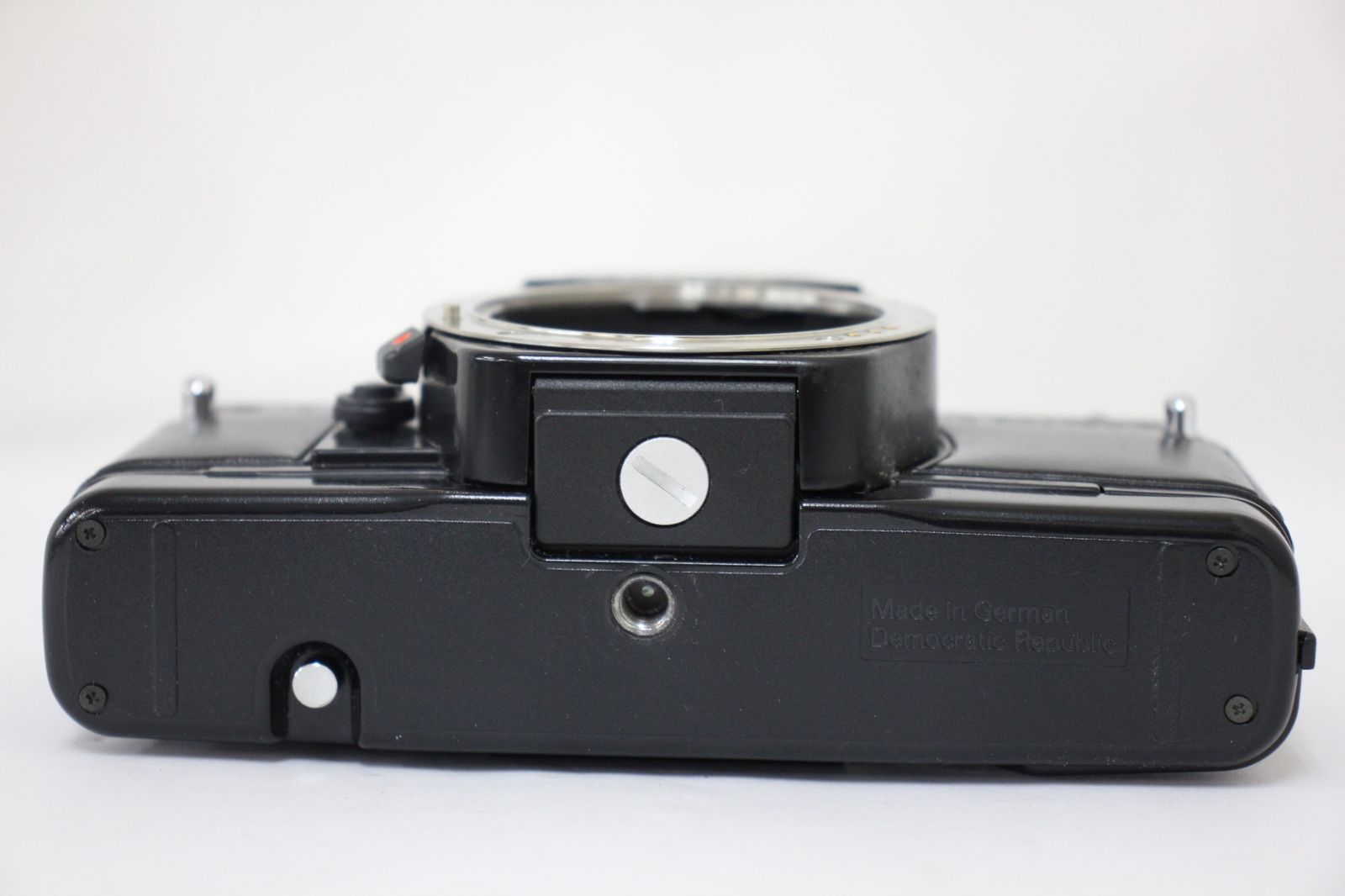  BMS electronic ブラック CARL ZEISS JENA DDR P 50 mm F 1 8 ケース付き ボディレンズセット e 2709 一眼レフカメラ(フィルム) フィルムカメラ