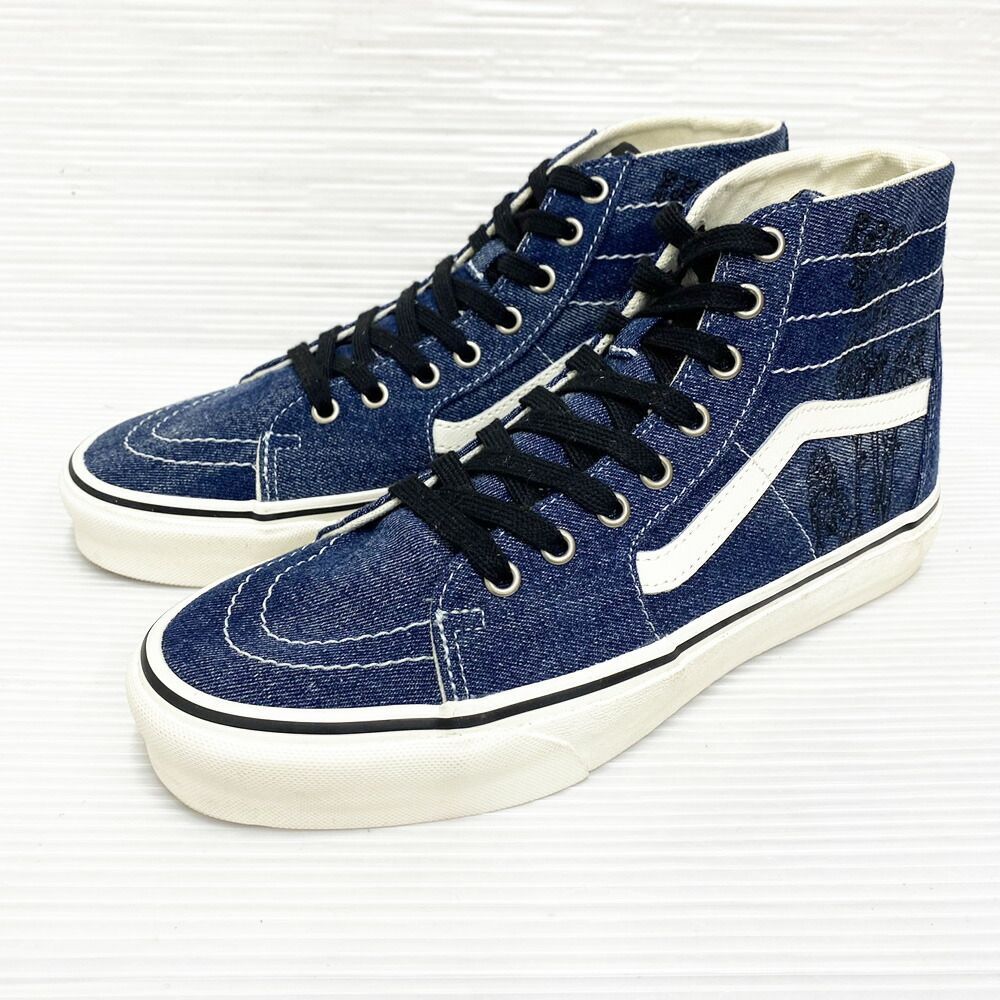 一点物】Vans Sk8-Hi デニムブルー 一点物】Vans Sk8-Hi デニムブルー
