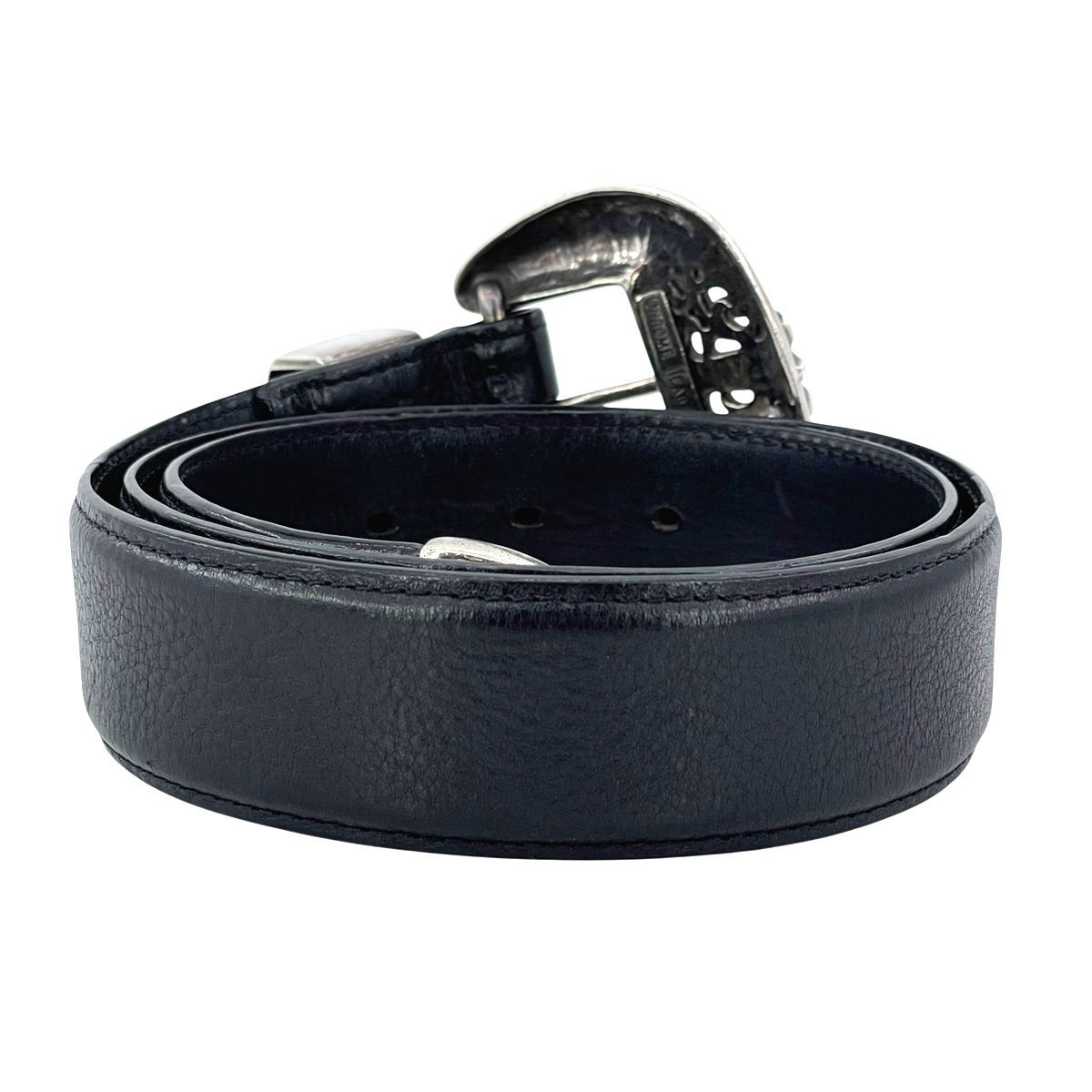 中古】 CHROME HEARTS クロムハーツ クラシック3PC レザーベルト