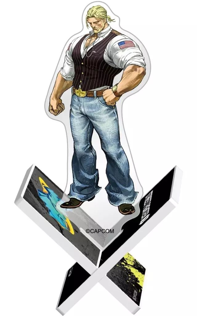 ストリートファイター6 ラシード アクリルパネルスタンド 当選品 イーカプコン |バッテンアクリルスタンド ストリートファイター6