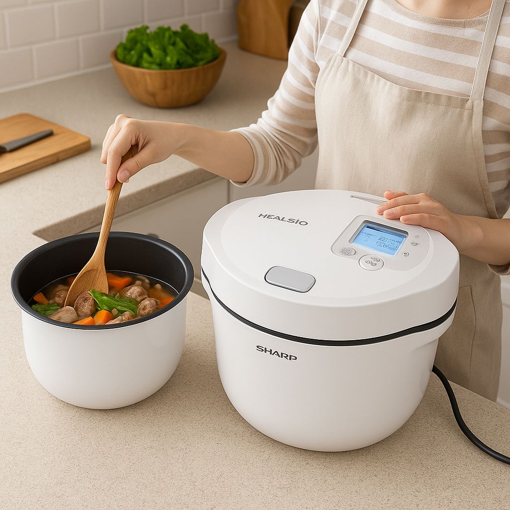 ⭐️SHARP ヘルシオ ホットクック KN-HW24G-W （ホワイト） 水