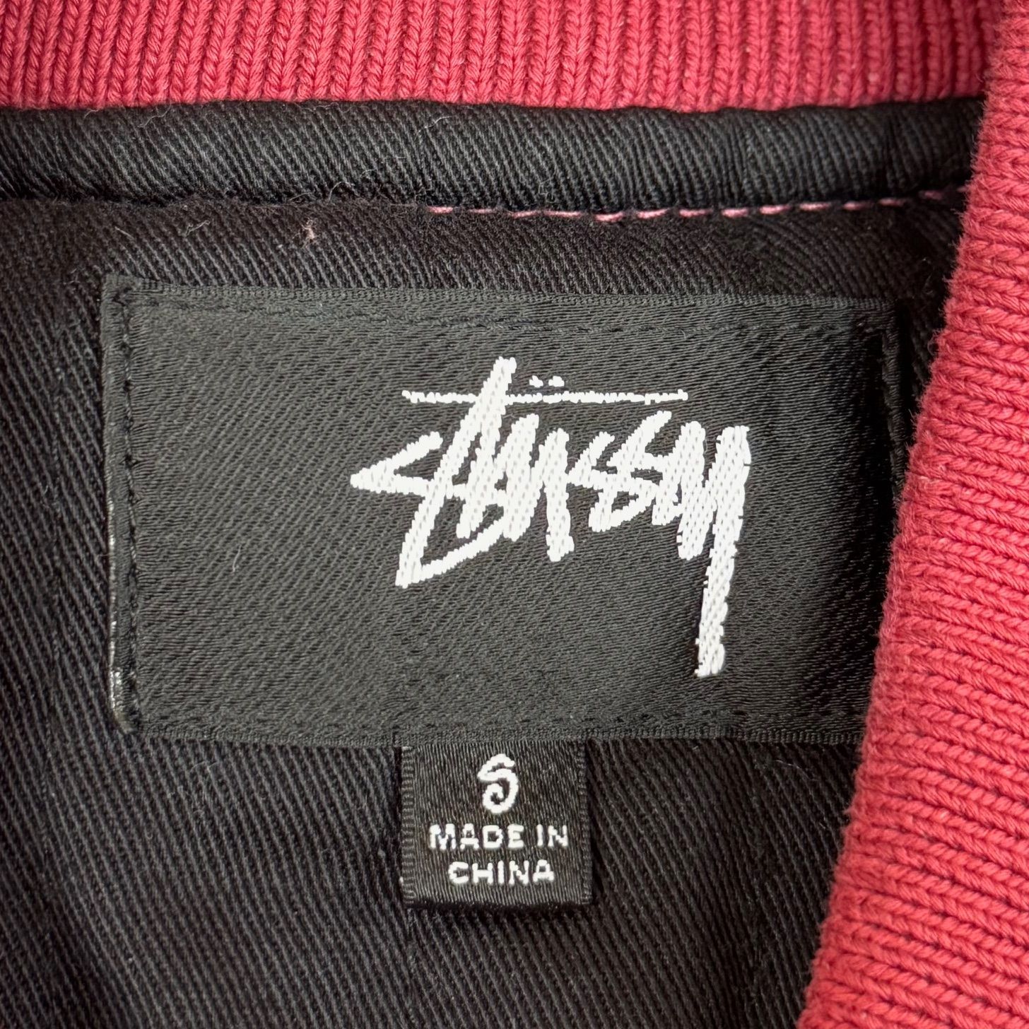 Stüssy 24AW Ghost Logo Canvas Varsity ゴーストロゴ キャンバス バー 