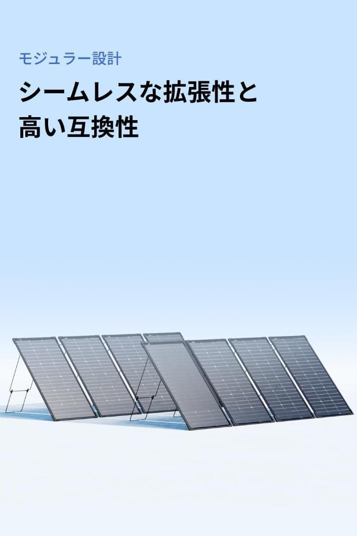 新品未使用】EcoFlow 125W 両面ソーラーパネル 保証付き 【公式通販】