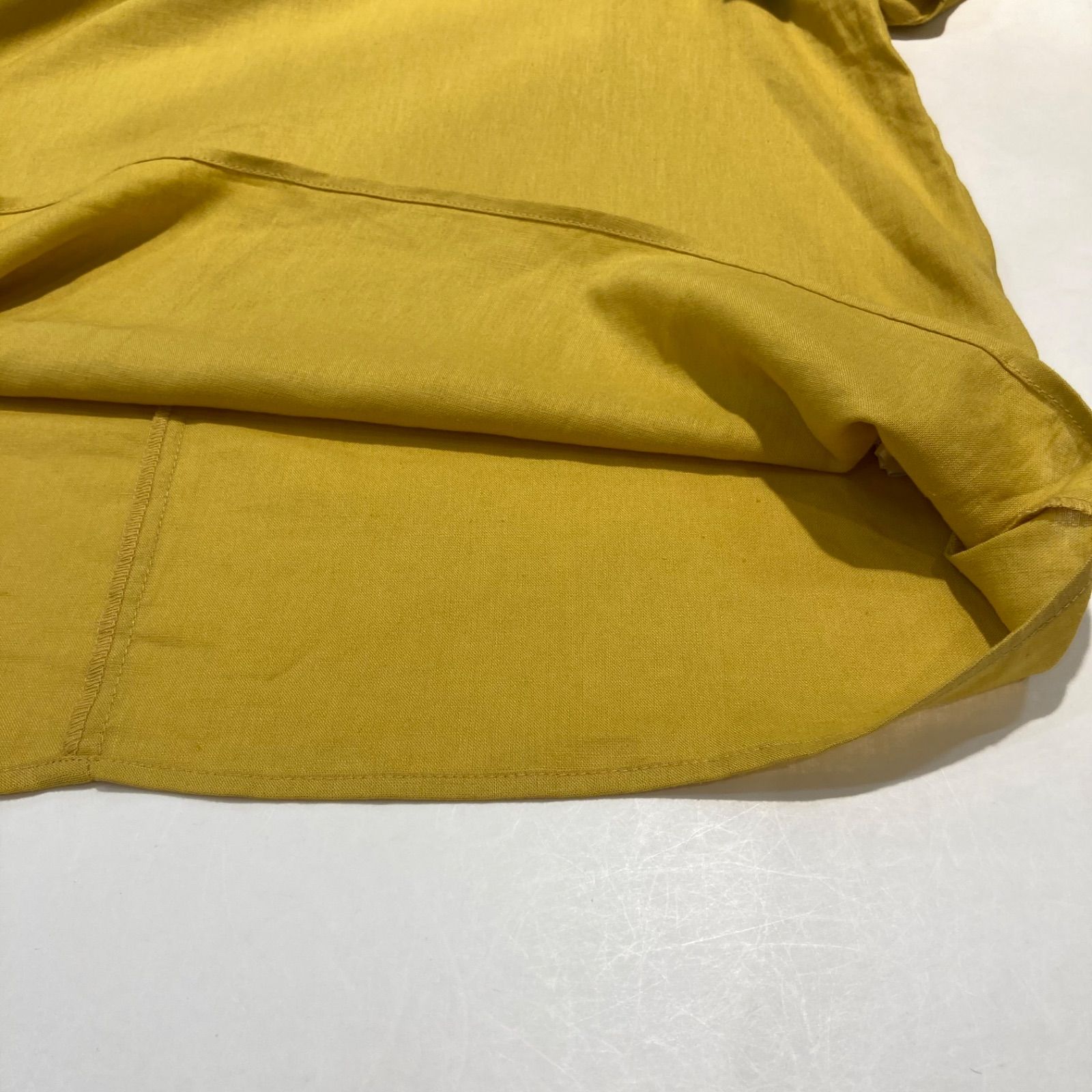 【新品未使用】ブラーミン　ブラウス BRAHMIN ブラーミン リネン混ブラウス トップス パフスリーブ