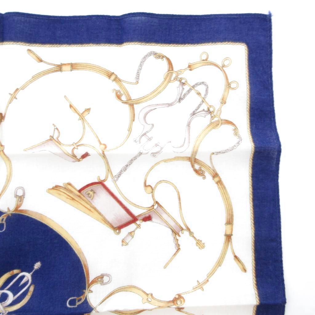  グッチ GUCCI ハンカチ スカーフ ロゴ 総柄 青 ブルー JS GY 11 ハンカチ キッズファッション小物