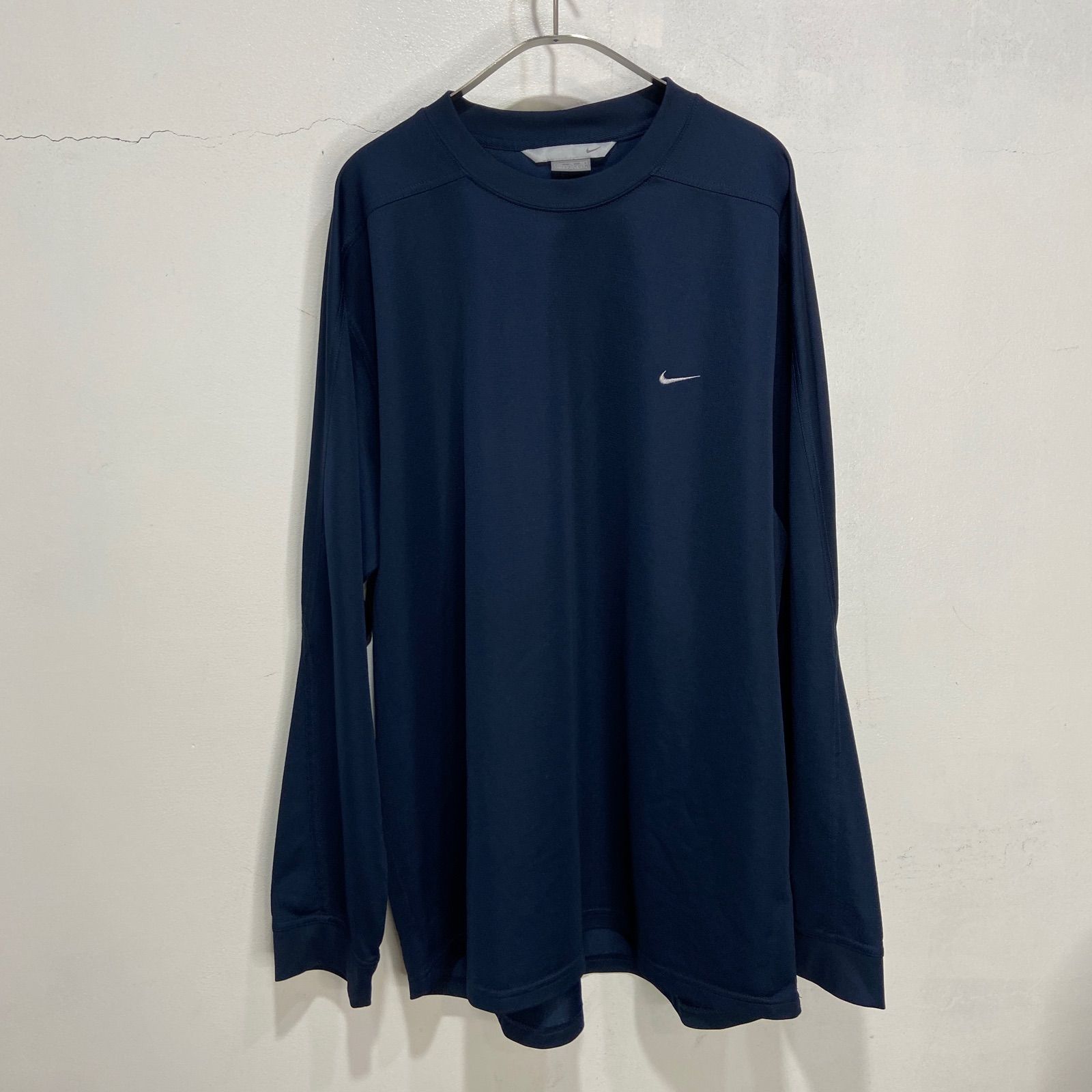 ☆00s☆NIKE☆ナイキ☆ワンポイントロゴロンT☆スウォッシュ☆長袖 