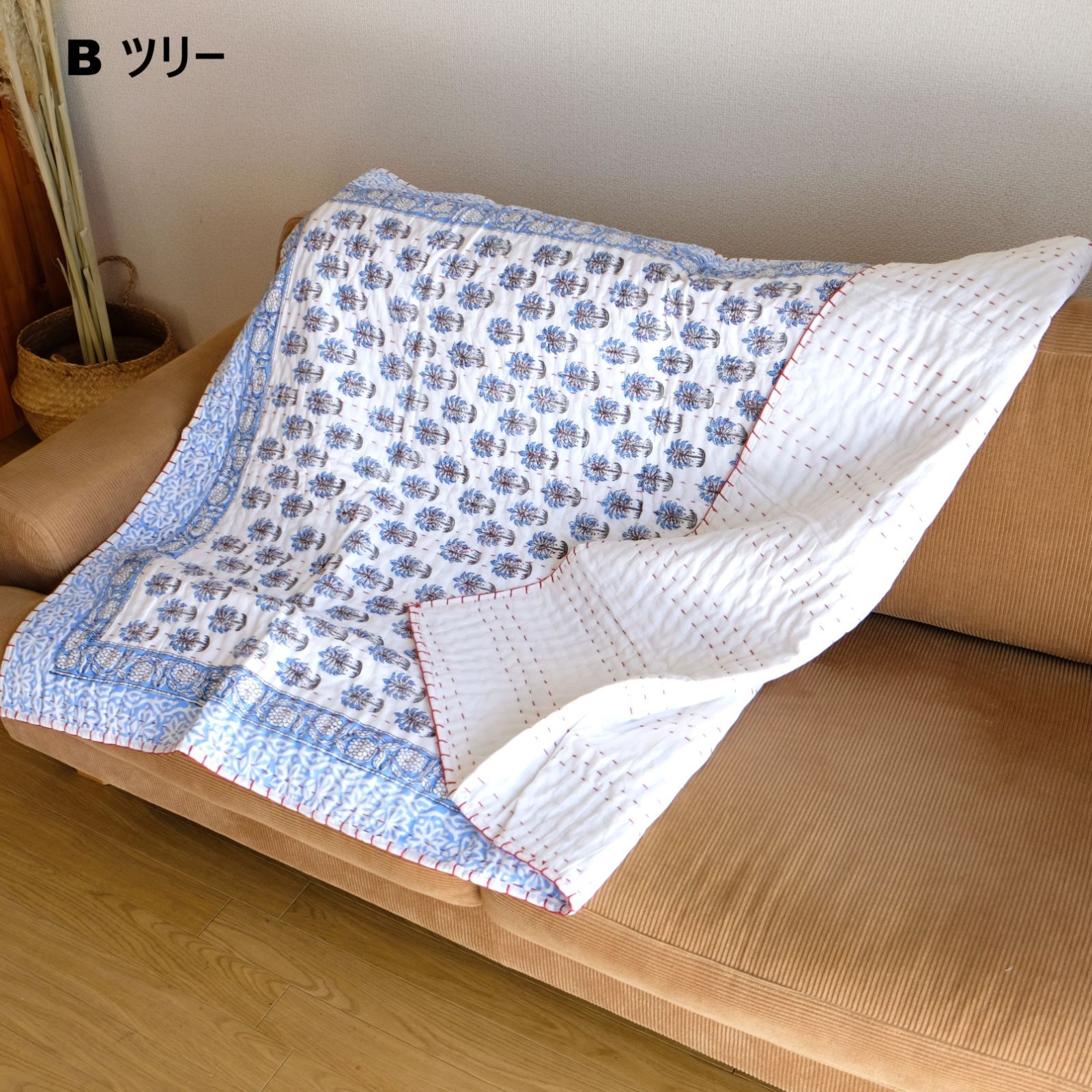 約100×150㎝ 刺し子