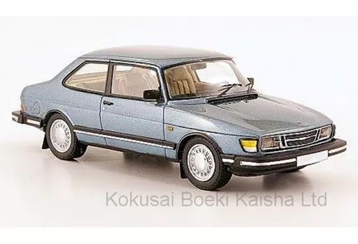 ミニカー 1|43 サーブ 90 1985 メタリックライトブルー NEO43674