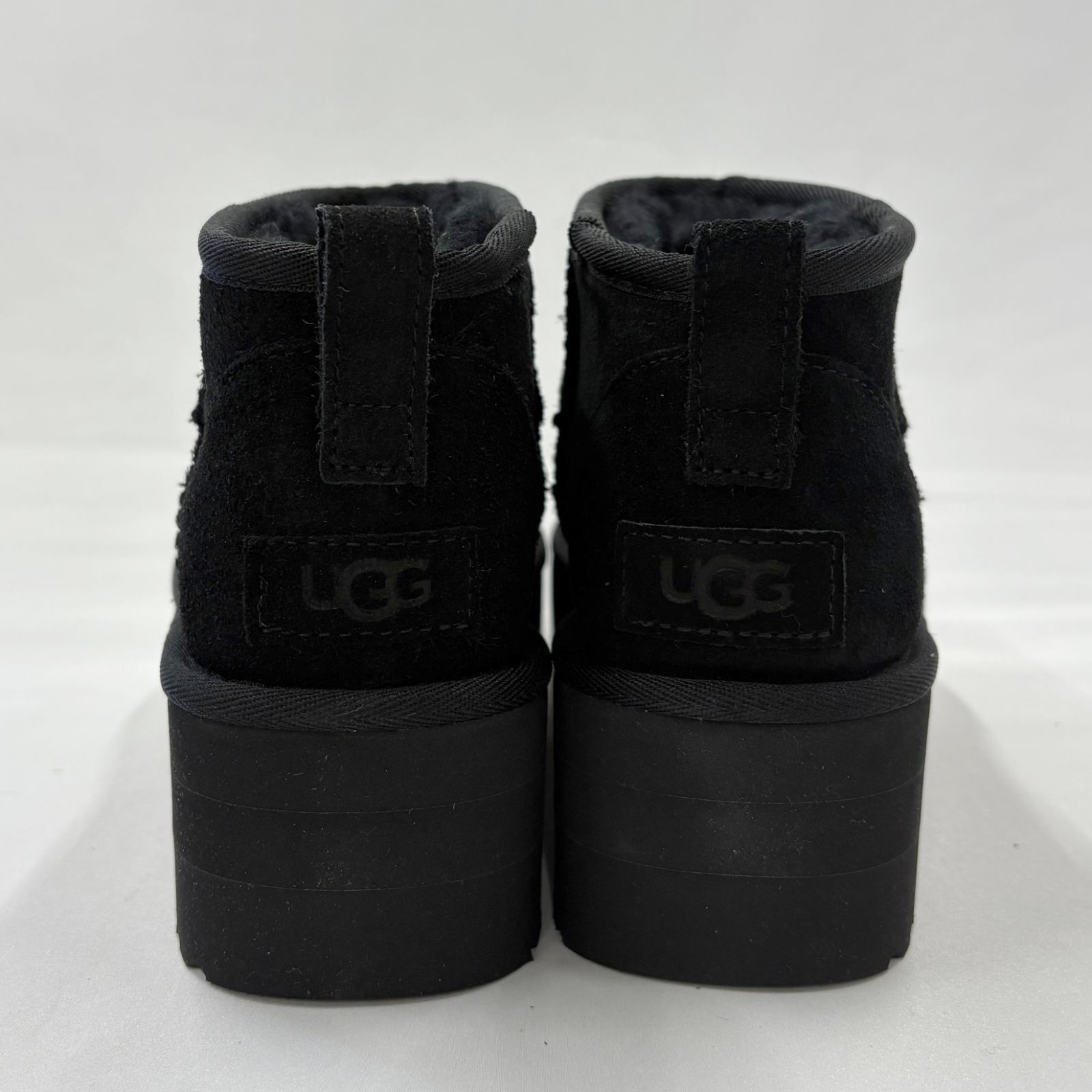 厚底ムートンブーツ