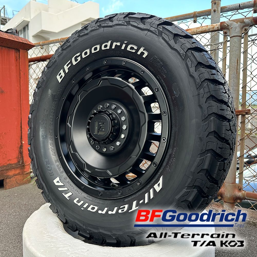 ジムニーシエラ用 JB74 16インチ BF グッドリッチ オールテレーン KO3 215/70r16 225/70r16 235/70r16  ホワイトレター タイヤホイール 4本セット SwaGGer 1台分 - メルカリ