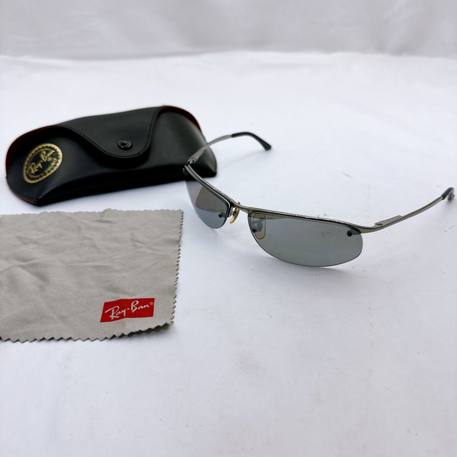 中古・若干ダメージ有】Ray-Ban レイバン サングラス RB3179 TOPBAR 004/82 63□15 ケース付き 眼鏡 アイウェア  ファッションブランド - メルカリ