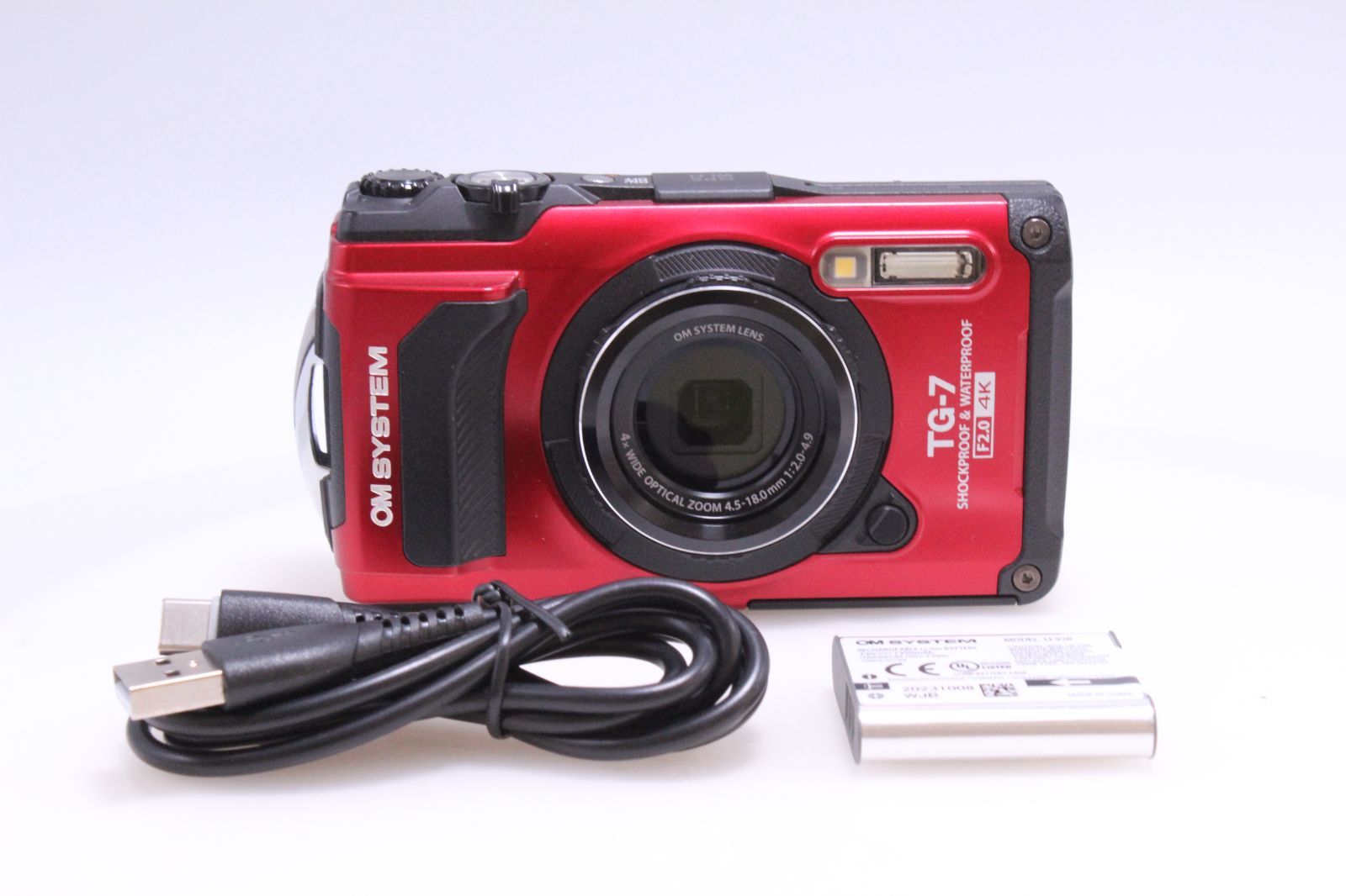 OM SYSTEM TG-7 新品 OM SYSTEM [新品]OM オーエムシステム Tough TG-7 レッド