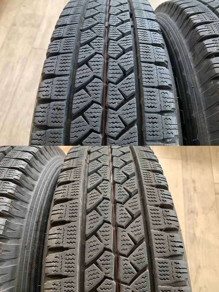 2304024】スタッドレス BRIDGESTONE CVW 14インチ 5J +39 PCD100 4H +