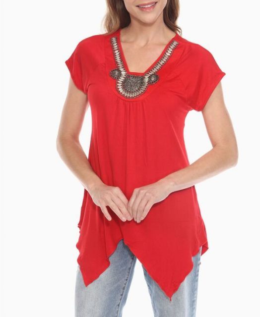 売れ筋商品|||ホワイトマーク カットソー トップス レディース Women's Beaded Angled Hem Knit Top Mint 楽天市場】サマーニット 長袖 ドルマンスリーブ vネック 春