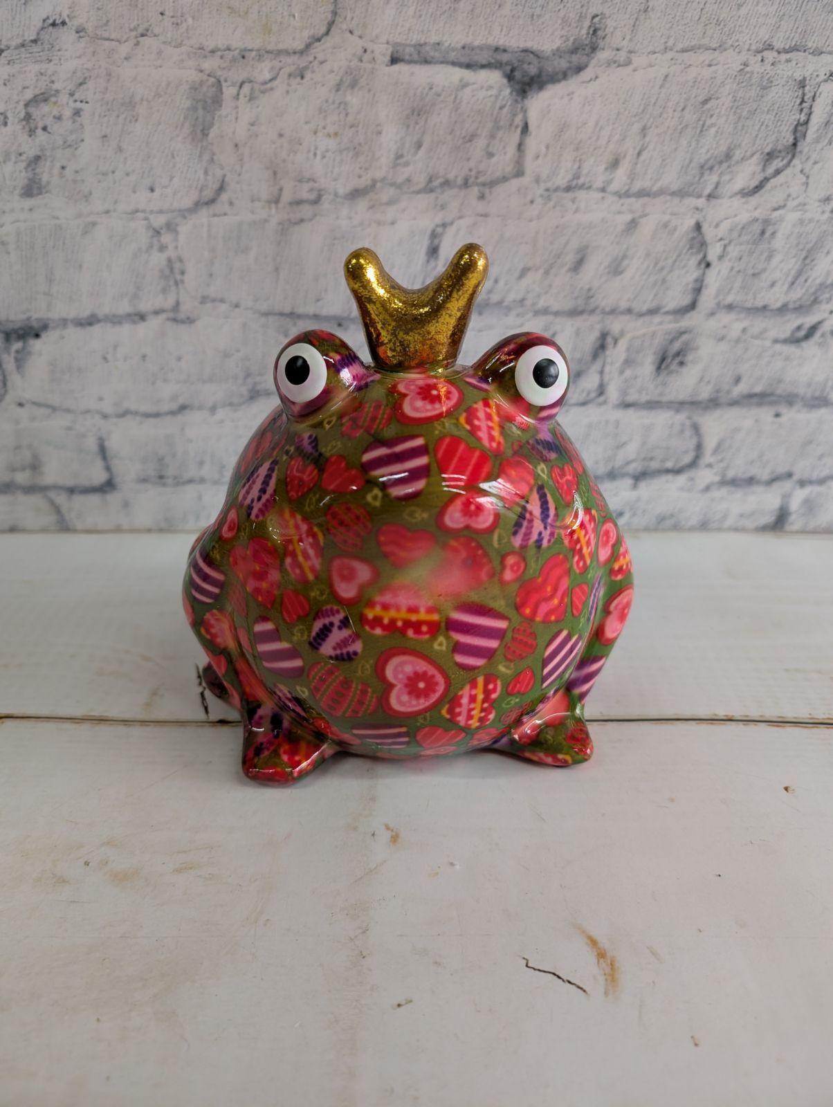超希少 ポンピドゥ マネーバンクキングフロッグXXL 貯金箱 カエル フロッグ