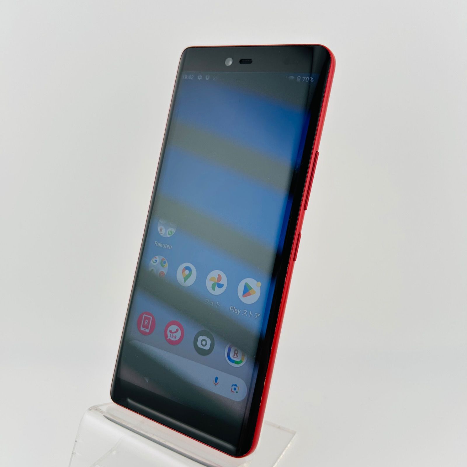 Rakuten P710 ハンド　Handスマートフォン レッド Rakuten Hand P710 楽天 スマホ eSIM 楽天ハンド - メルカリ