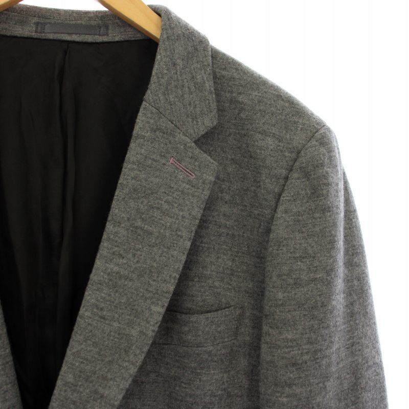 ポールスミス PAUL SMITH テーラードジャケット ウール XL グレー PF