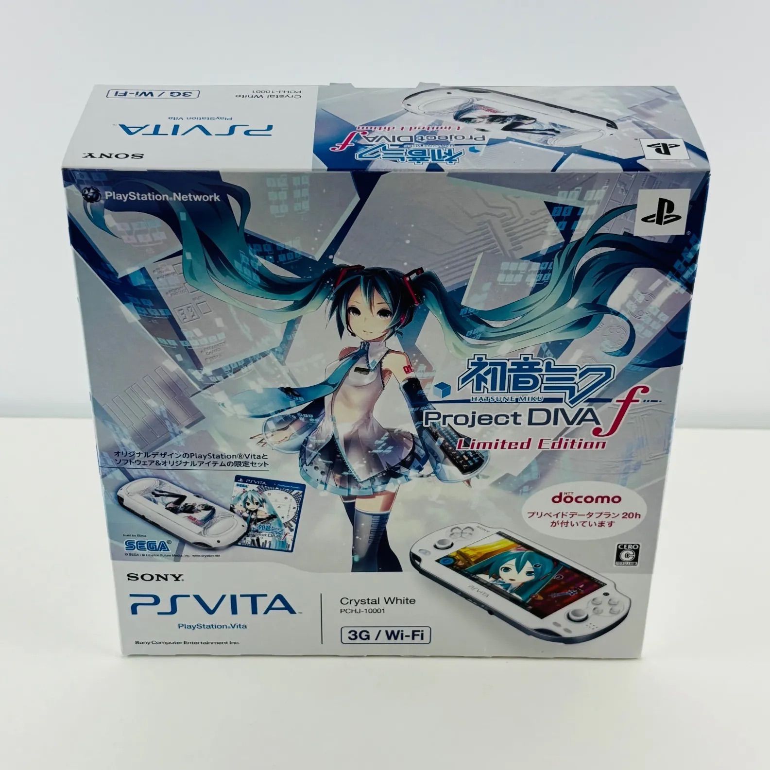 PSVITA PCH 1100 初音ミク project DIVA F PlayStation®Vita 初音ミク Limited Edition 3G|Wi-Fiモデル PCHJ-10001