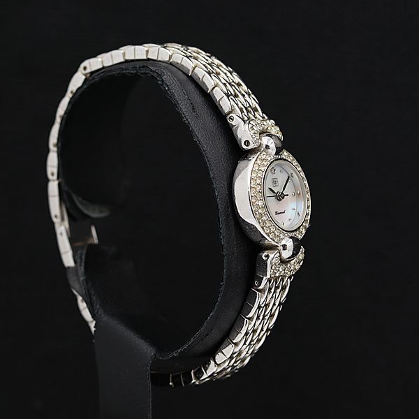 稼働 ユキコキミジマ ダイヤモンド QZ ラウンド ストーンベゼル