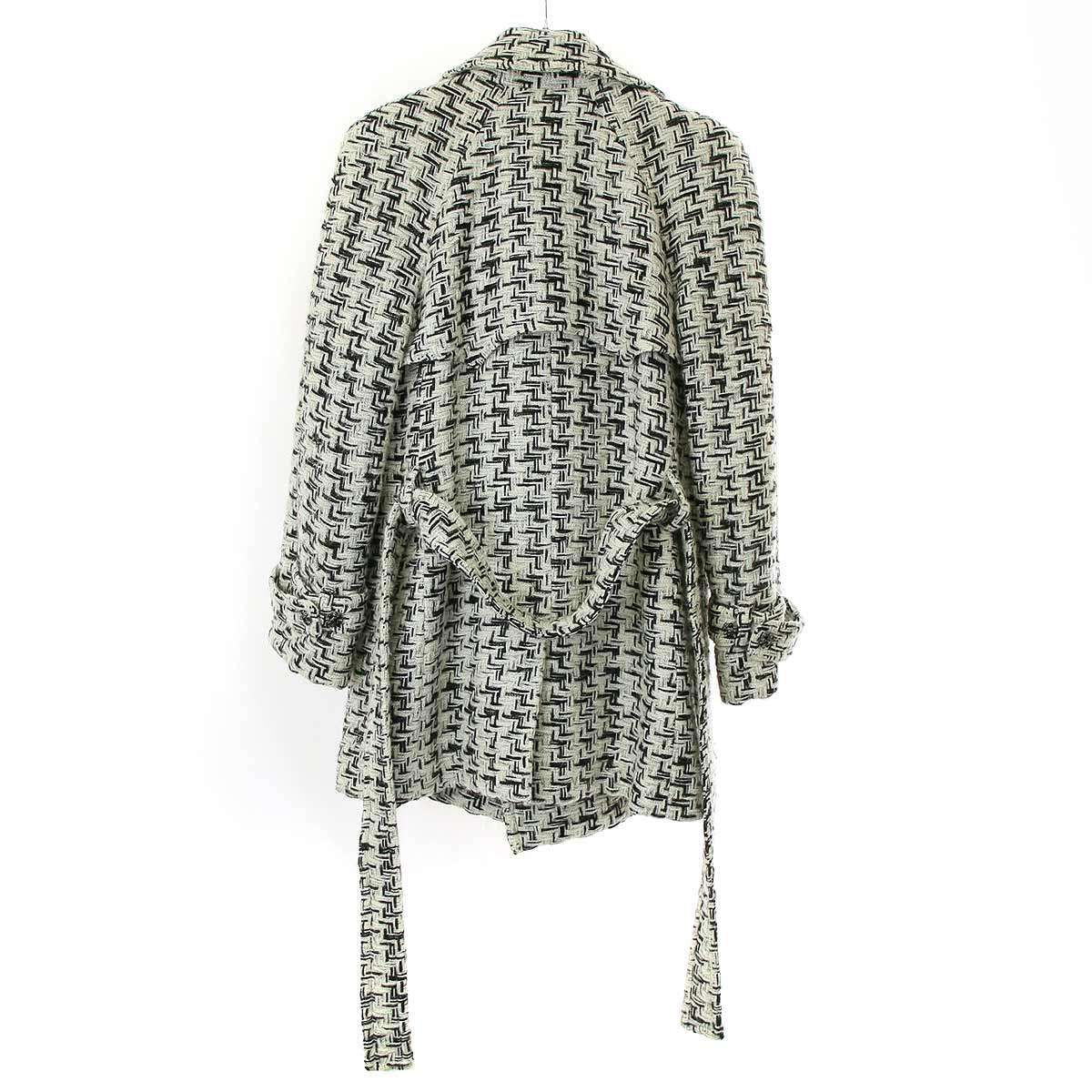 CHANEL シャネル 2006AW ビジューココボタンツイードダブルジャケット