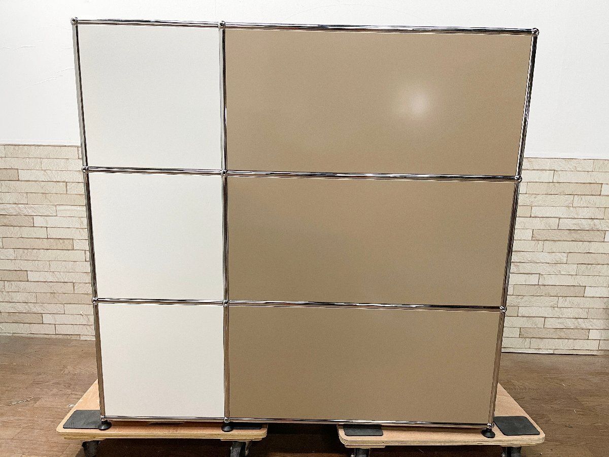 ○USM Haller ユーエスエムハラー 2列3段 キャビネット サイド
