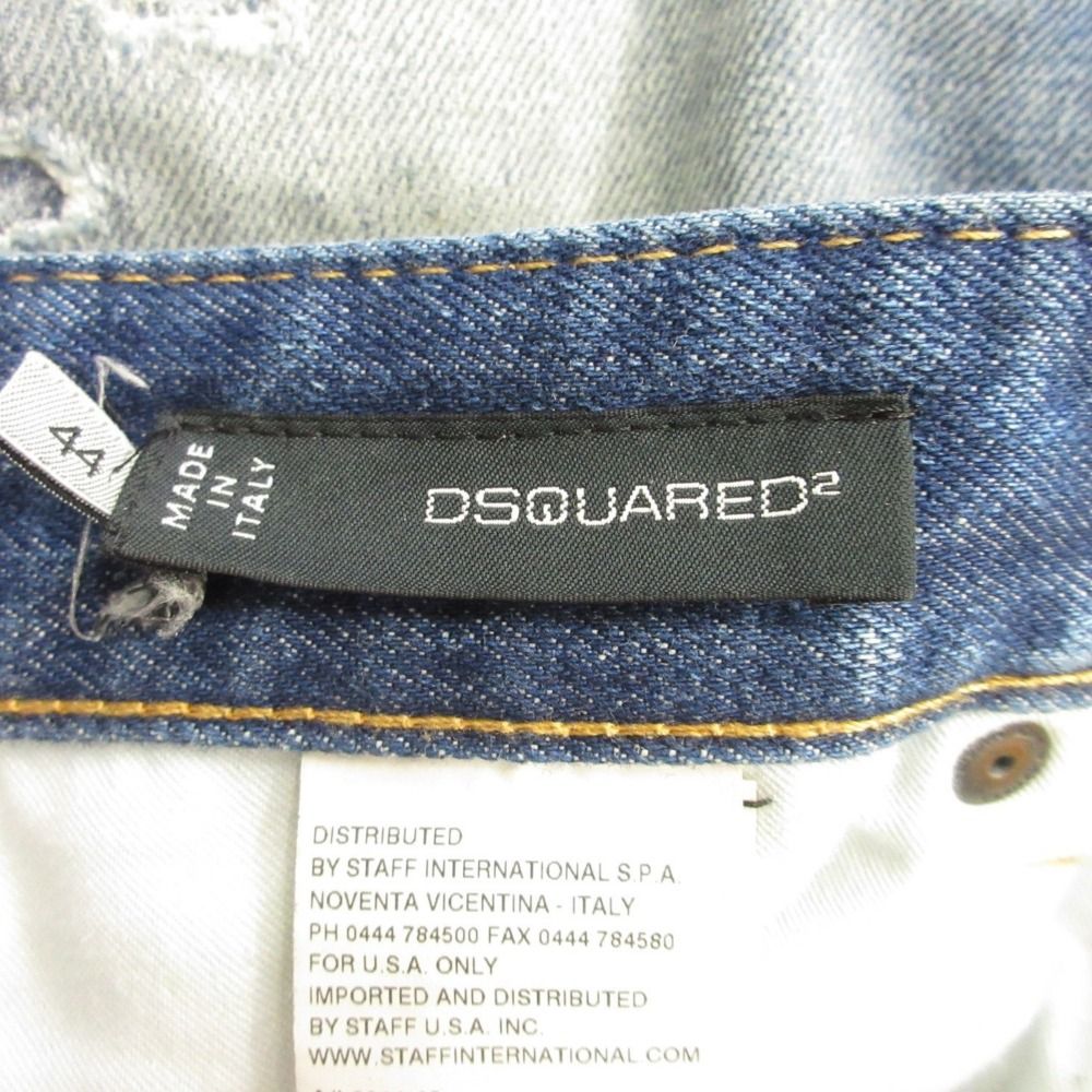 良品 DSQUARED2 ディースクエアード ダメージ デニム パンツ