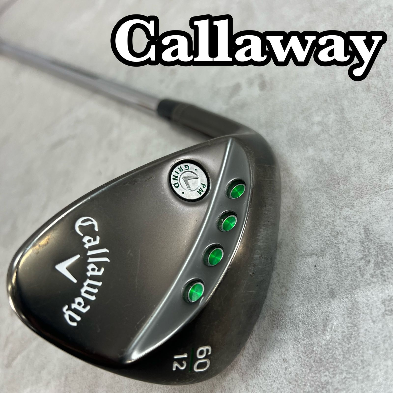 レフティー Callaway キャロウェイ PM GRIND グラインド メンズゴルフ ロブウェッジ スチール 60° 左利き用 LW WEDGE