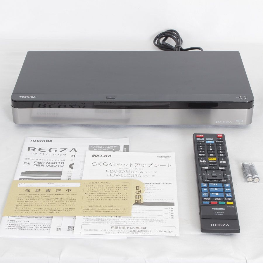 東芝 REGZAブルーレイタイムシフトマシン DBR-M4010 - テレビ/映像機器