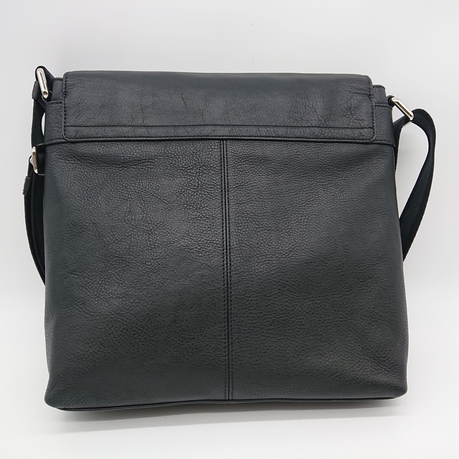 【美品】コーチ　メッセンジャーバッグ　ショルダーバッグ　オールレザー　ブラック 極美品】COACH コーチ メッセンジャーバッグ ショルダーバッグ