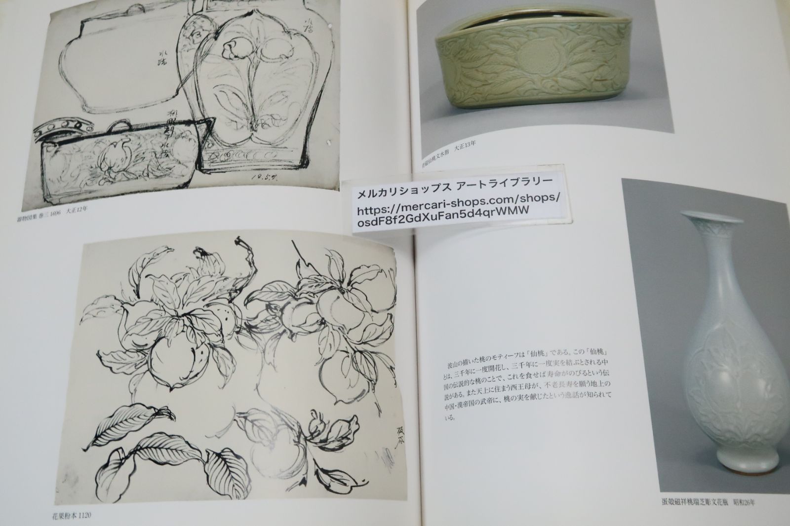 人間国宝・板谷波山の意匠/素描集のおよそ1割にあたる約200点の