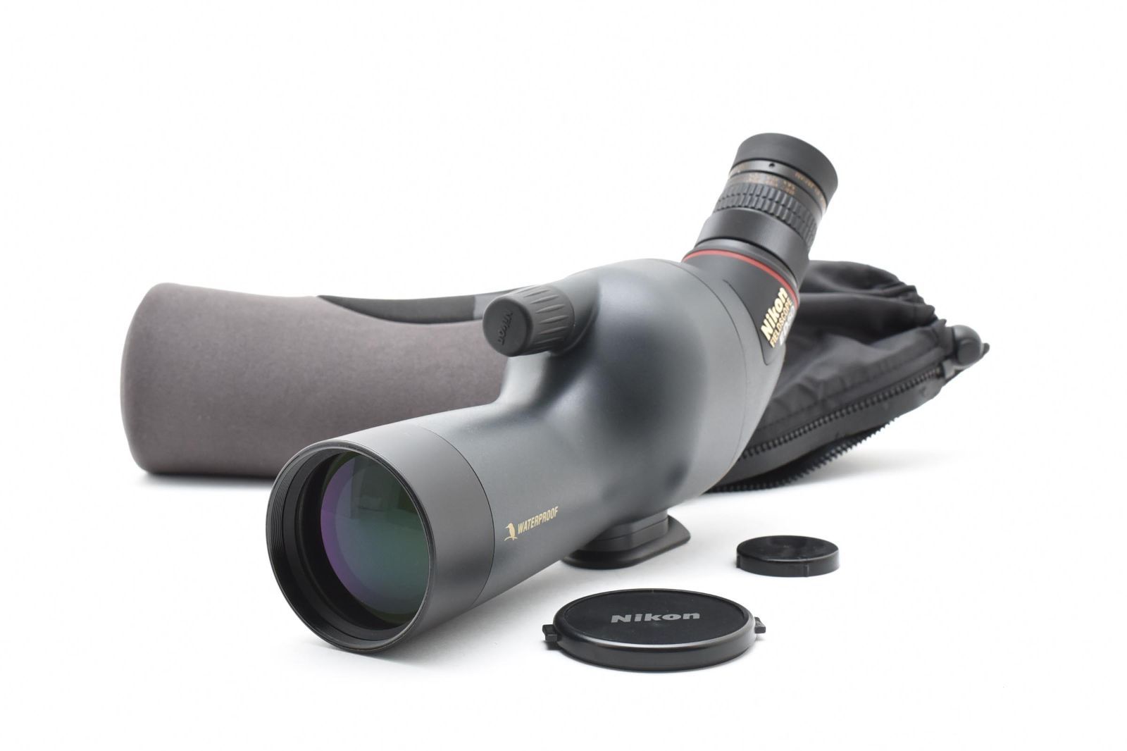Nikon フィールドスコープ ED50-A アングル型 スポッティングスコープ 接眼レンズ13-30xズーム付 ケース付 バードウォッチング 野鳥観察 などに