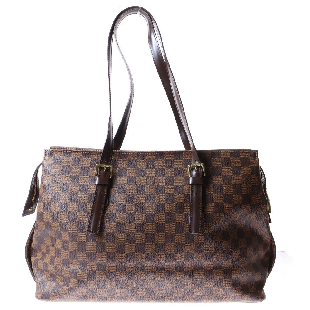 【美品】ルイヴィトン　ダミエ　トートバッグ　ハンド　ボストン　レザー 中古品】ルイヴィトン LOUIS VUITTON ダミエ ビジネストート