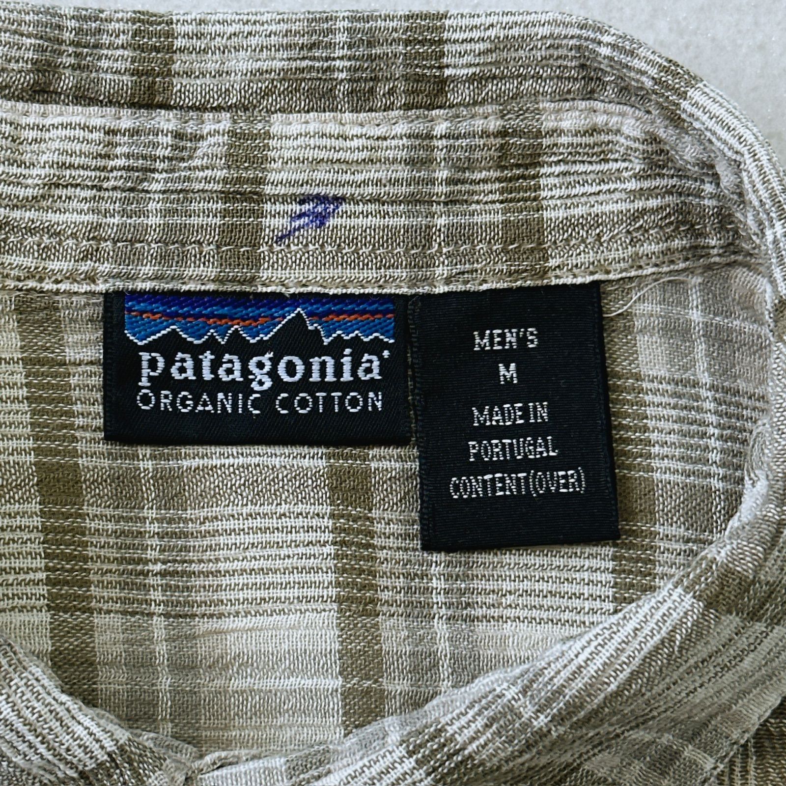 patagonia ACシャツ ポルトガル製　Sサイズ patagonia 2000 ポルトガル製 パタゴニア L/S Pima Cotton Shirt