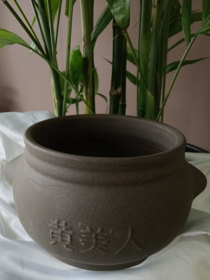 黄土よもぎ蒸し黄土壺と四角コンロ付きセット