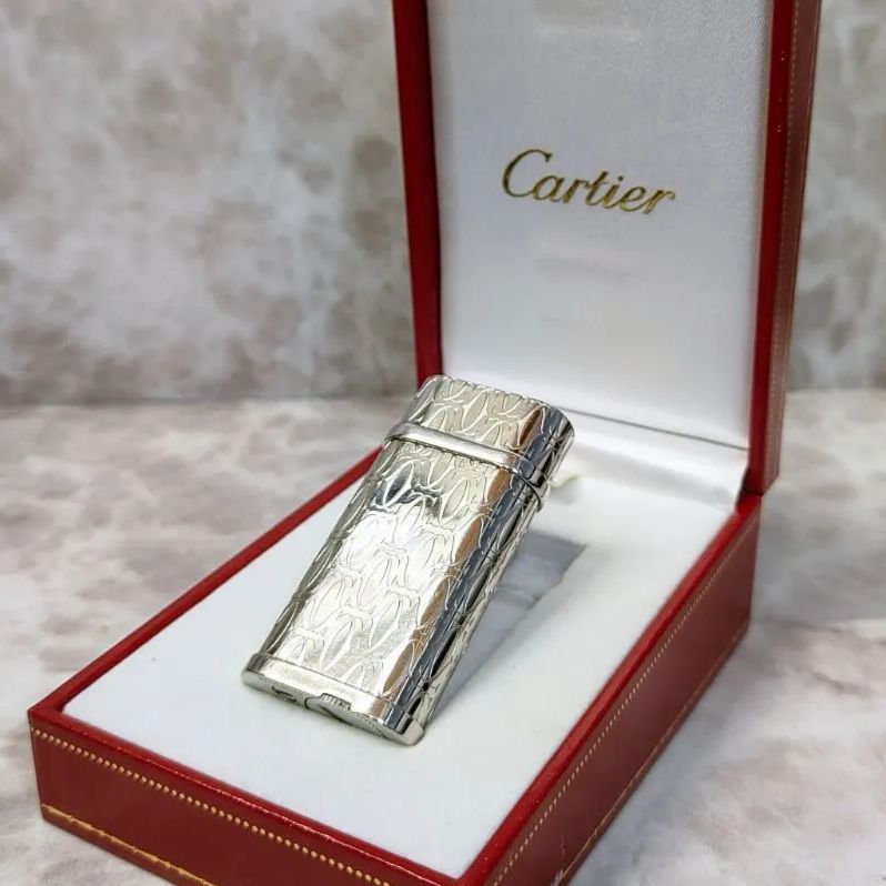 【希少 美品 着火確認済み】CARTIER  カルティエ  ライター  C ドゥ  デコール （SNA）024053002002AR