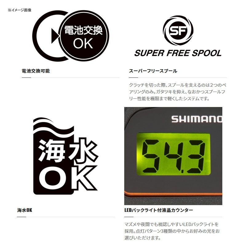 シマノ(SHIMANO)] 21 バルケッタ 101DH-HG(左) シマノ ハンドル