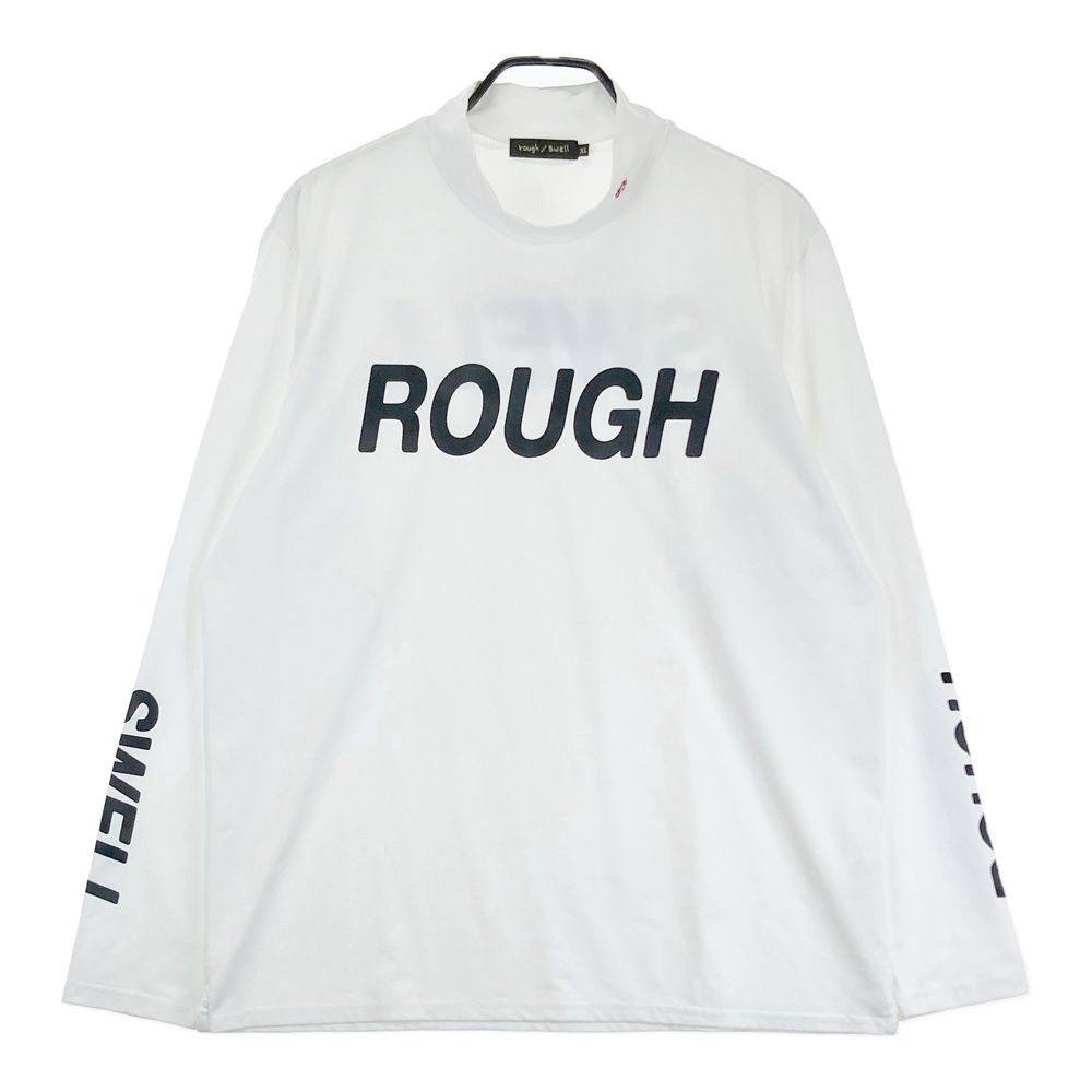 rough and swell XL ホワイト長袖シャツ サイズ：XL ROUGH&SWELL ラフアンドスウェル ハイネック 長袖T