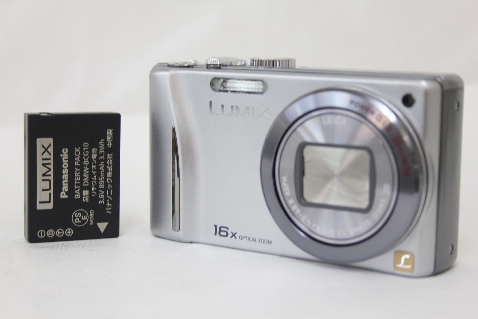 美品 返品保証】 パナソニック Panasonic LUMIX DMC-TZ18 16x 