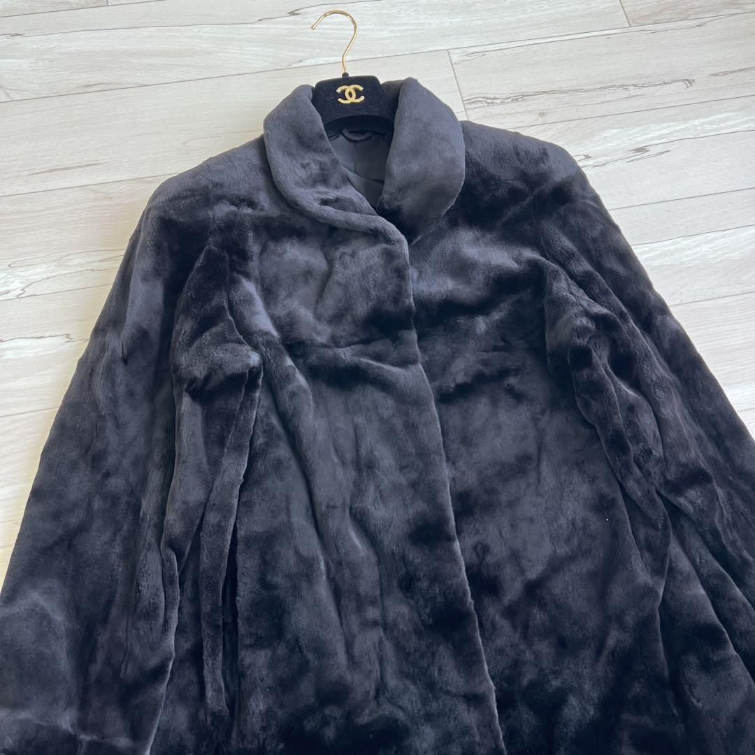 今すぐ一括検索！ サガミンク ロイヤル 金タグ ブラック 毛皮コート