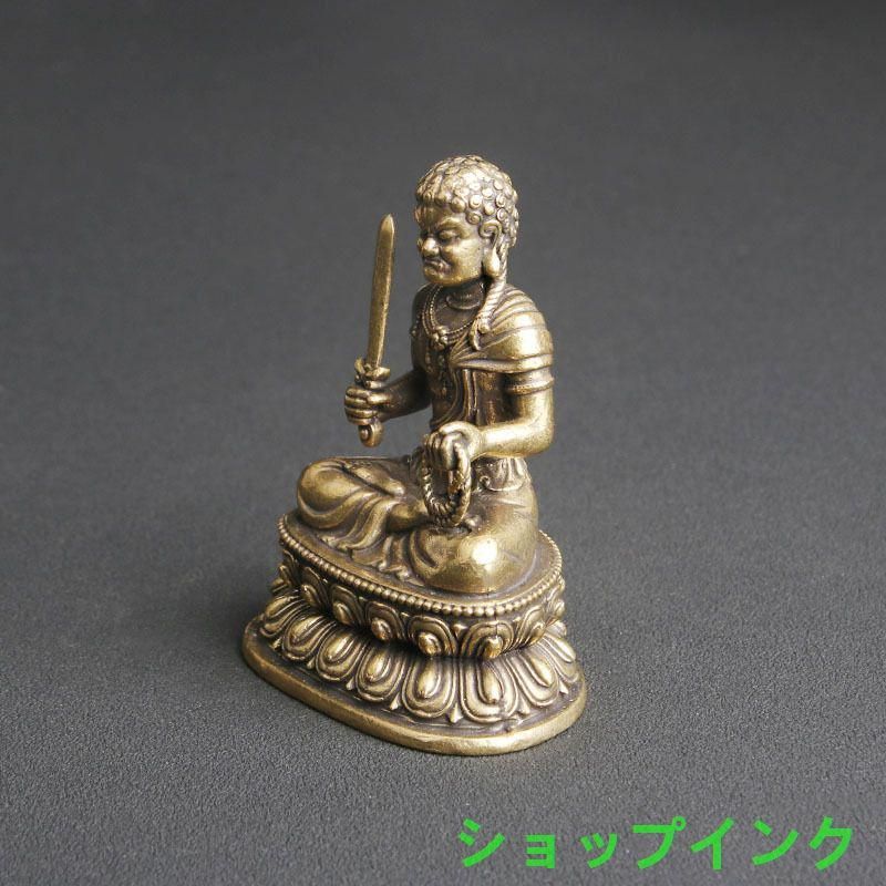 銅製 仏像 小仏像 不動明王仏像 神像 置物 開運 風水 - メルカリ