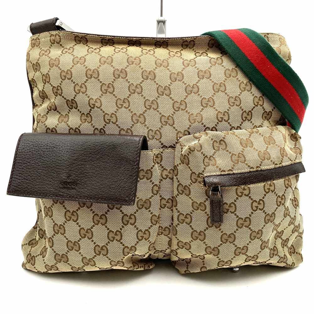 GUCCI グッチ 169937 GGキャンバス シェリーライン ショルダーバッグ