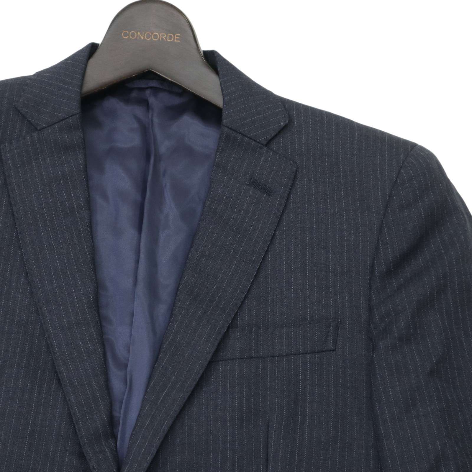 NEWYORKER ニューヨーカー 通年 ウール100%☆ 2B ストライプ