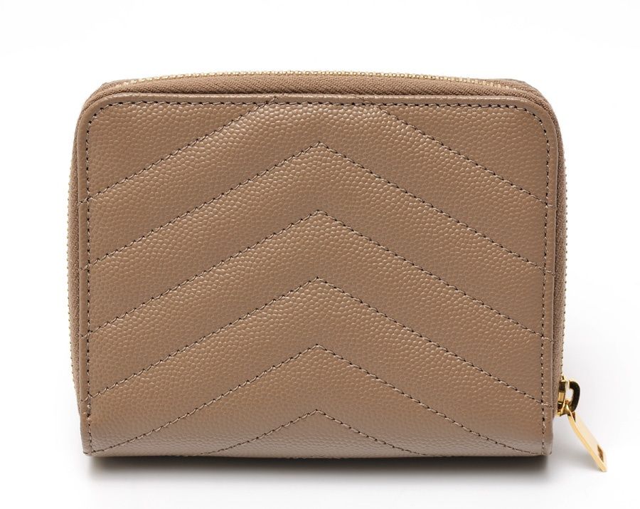 サンローラン カサンドラ マトラッセ コンパクト ジップアラウンド  