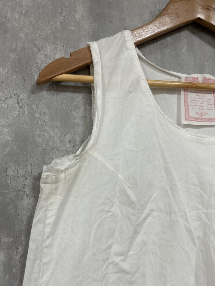 ビアズリー タンクトップ ビアズリー シャツタンク ホワイト シャツ