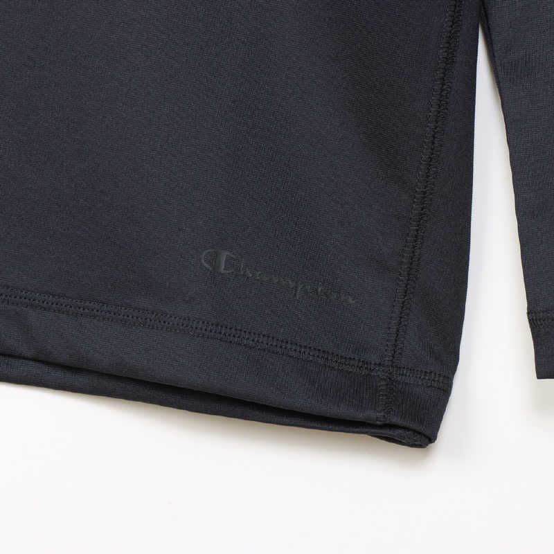 送料無料 ♥ 未開梱 チャンピオン リカバリーウェア ロングスリーブTシャツ Lサイズ ブラック C3-CS490