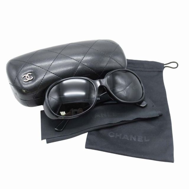 美品 シャネル CHANEL カメリア ココマーク サングラス アイ