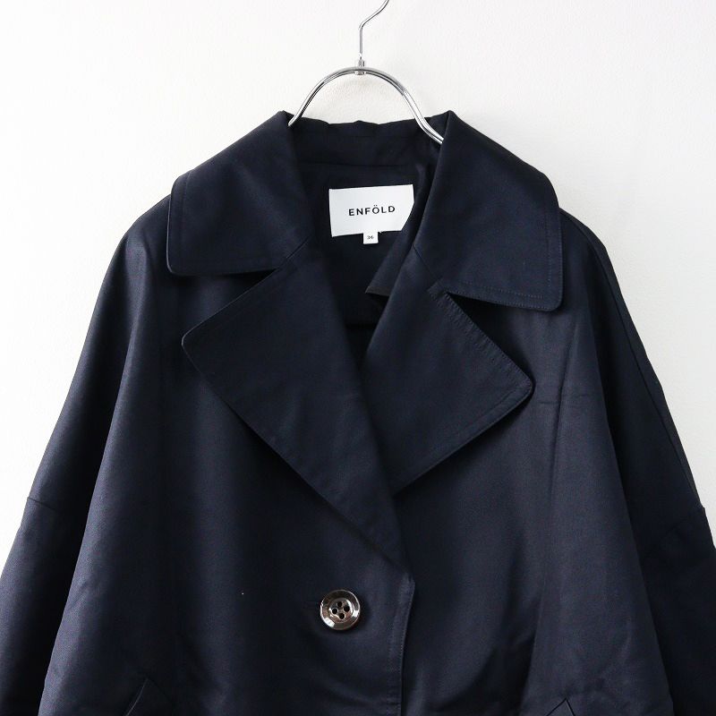 2020SS エンフォルド ENFOLD シャンブレーギャバ コクーンコート36