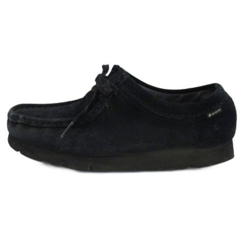 クラークス clarks ワラビー ブーツ ゴアテックス スエード 21621 ブラック 24cm