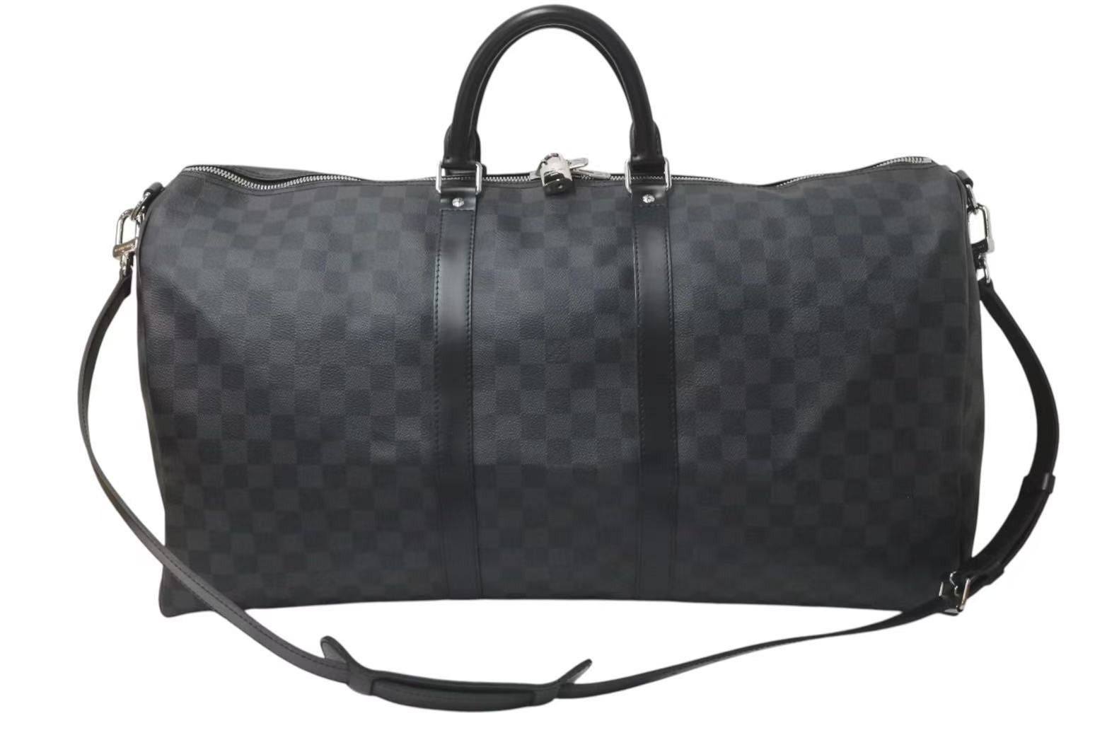 ルイ・ヴィトン ダミエグラフィット キーポル55 バンドリエール